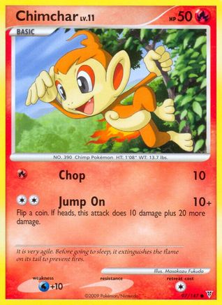 Chimchar (97/147) Reverse Holofoil [Supreme Victors] - Common
