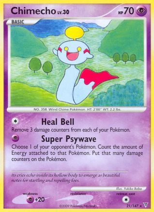 Chimecho (21/147) Reverse Holofoil [Supreme Victors] - Rare
