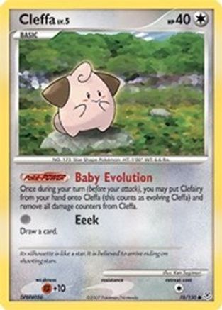 Cleffa (078/130) Reverse Holofoil [Diamond and Pearl] - Common
