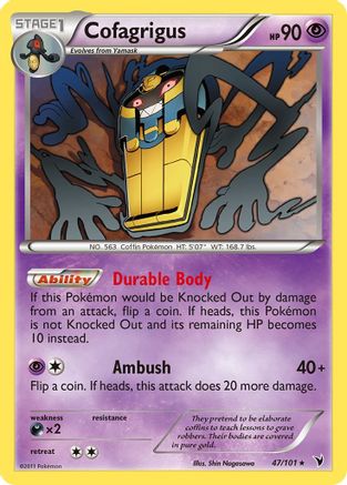 Cofagrigus (47/101) [Noble Victories] - Rare