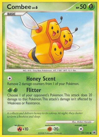 Combee (59/100) Reverse Holofoil [Majestic Dawn] - Common