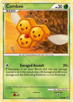 Combee (44/90) Reverse Holofoil [Undaunted] - Common