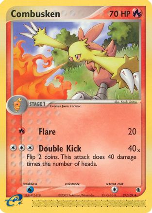 Combusken (027/109) Reverse Holofoil [Ruby and Sapphire] - Uncommon