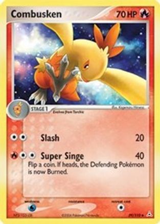 Combusken (39/110) Reverse Holofoil [Holon Phantoms] - Uncommon