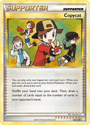Copycat (090/123) Reverse Holofoil [HeartGold SoulSilver] - Uncommon