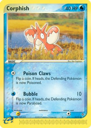 Corphish (052/97) Reverse Holofoil [Dragon] - Common