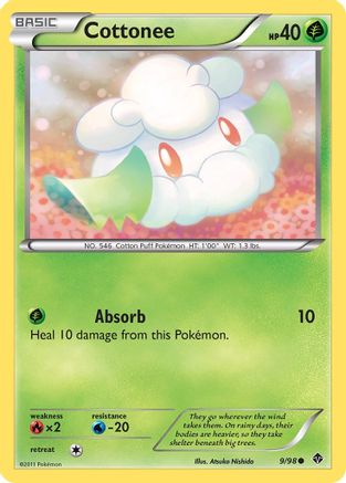 Cottonee (9/98) Reverse Holofoil [Emerging Powers] - Common