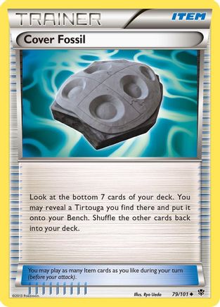 Cover Fossil (79/101) Reverse Holofoil [Plasma Blast] - Uncommon
