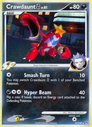 Crawdaunt G (23/147) [Supreme Victors] - Rare
