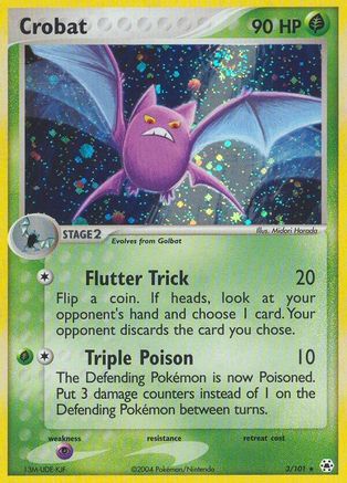 Crobat (3/101) Reverse Holofoil [Hidden Legends] - Holo Rare