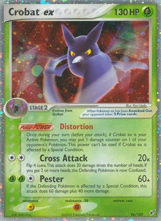 Crobat ex (96/107) Holofoil [Deoxys] - Ultra Rare