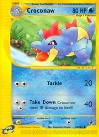 Croconaw (74/165) [Expedition] - Uncommon