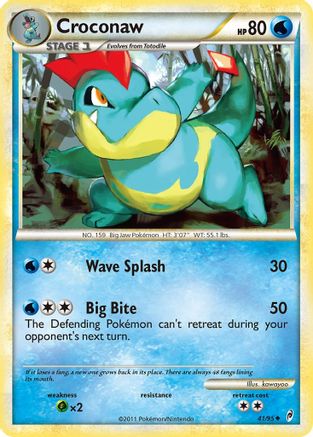 Croconaw (41/95) Reverse Holofoil [Call of Legends] - Uncommon