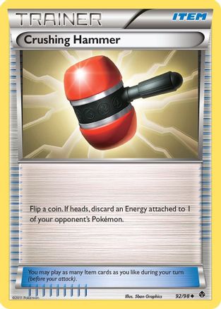Crushing Hammer (092/98) Reverse Holofoil [Emerging Powers] - Uncommon