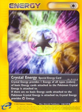 Crystal Energy (146/147) Reverse Holofoil [Aquapolis] - Uncommon