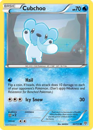 Cubchoo (040/135) [Plasma Storm] - Common