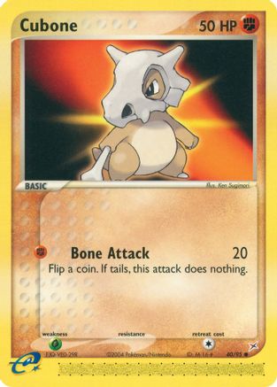 Cubone (40/95) [Team Magma vs Team Aqua] - Common