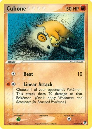Cubone (060/112) [FireRed & LeafGreen] - Common
