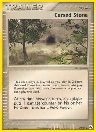 Cursed Stone (072/92) Reverse Holofoil [Legend Maker] - Uncommon