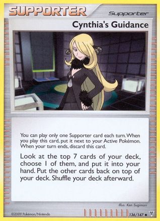 Cynthia's Guidance (136/147) Reverse Holofoil [Supreme Victors] - Uncommon