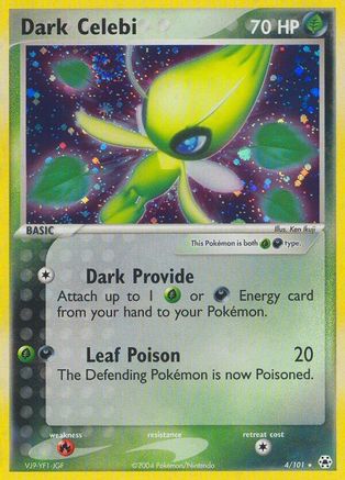 Dark Celebi (004/101) Reverse Holofoil [Hidden Legends] - Holo Rare