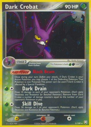 Dark Crobat (003/109) Holofoil [Team Rocket Returns] - Holo Rare
