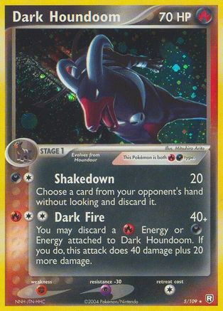 Dark Houndoom (005/109) Reverse Holofoil [Team Rocket Returns] - Holo Rare