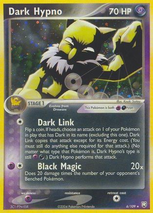 Dark Hypno (006/109) Reverse Holofoil [Team Rocket Returns] - Holo Rare