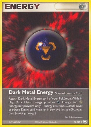 Dark Metal Energy (094/109) Reverse Holofoil [Team Rocket Returns] - Uncommon