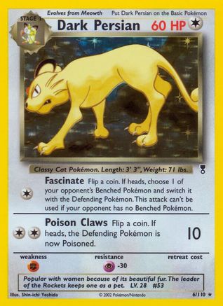 Dark Persian (6/110) Holofoil [Legendary Collection] - Holo Rare