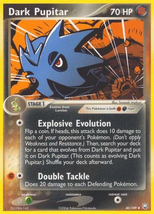Dark Pupitar (040/109) [Team Rocket Returns] - Uncommon