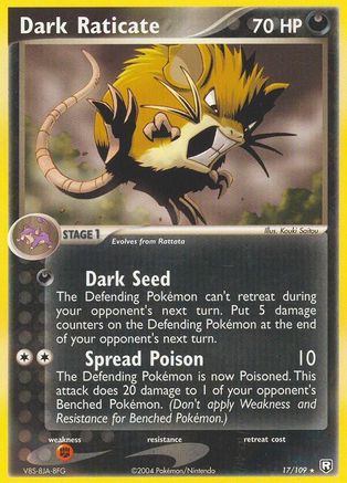 Dark Raticate (017/109) [Team Rocket Returns] - Rare