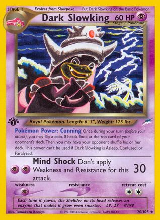 Dark Slowking (20/105) 1st Edition [Neo Destiny] - Rare