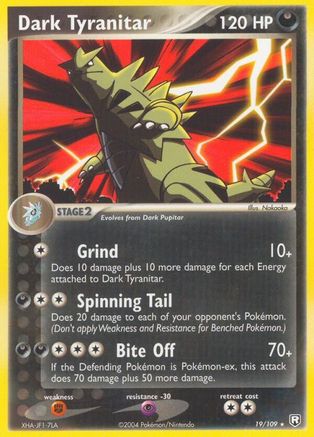 Dark Tyranitar (019/109) Reverse Holofoil [Team Rocket Returns] - Rare