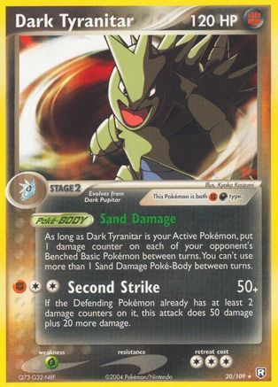 Dark Tyranitar (020/109) [Team Rocket Returns] - Rare