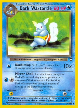Dark Wartortle (039/110) Reverse Holofoil [Legendary Collection] - Uncommon