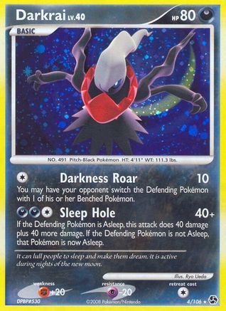 Darkrai (004/106) Reverse Holofoil [Great Encounters] - Holo Rare