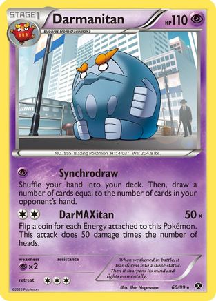 Darmanitan (60/99) Reverse Holofoil [Next Destinies] - Rare