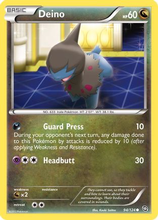 Deino (94/124) Reverse Holofoil [Dragons Exalted] - Common