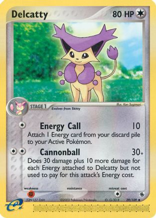 Delcatty (29/109) Reverse Holofoil [Ruby and Sapphire] - Uncommon
