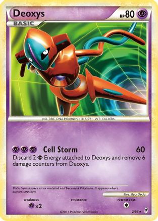 Deoxys (2/95) Reverse Holofoil [Call of Legends] - Holo Rare