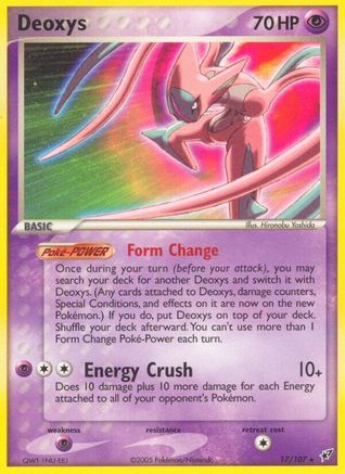 Deoxys (Attack Forme) (17/107) [Deoxys] - Rare