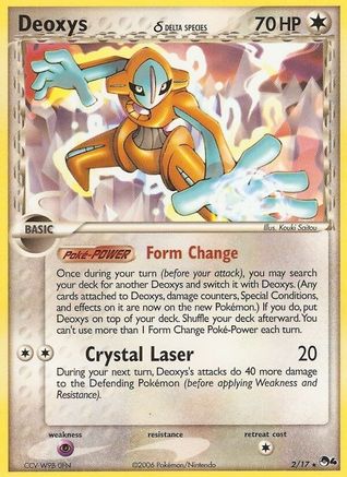 Deoxys (Delta Species) (002/17) Holofoil [POP Series 4] - Rare