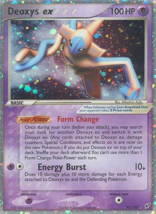 Deoxys ex (Normal Forme) (97/107) Holofoil [Deoxys] - Ultra Rare