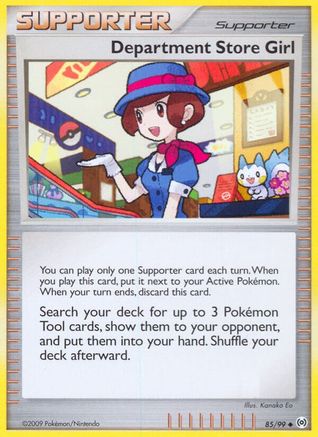 Department Store Girl (085/99) Reverse Holofoil [Arceus] - Uncommon