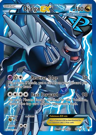 Dialga EX (Team Plasma) (99 Full Art) (99/101) Holofoil [Plasma Blast] - Ultra Rare
