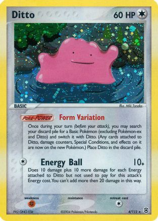 Ditto (4/112) Holofoil [FireRed & LeafGreen] - Holo Rare