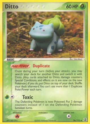 Ditto (Bulbasaur) (036/113) [Delta Species] - Uncommon