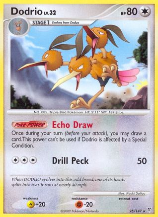 Dodrio (25/147) Reverse Holofoil [Supreme Victors] - Rare