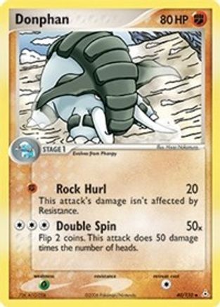 Donphan (40/110) Reverse Holofoil [Holon Phantoms] - Uncommon
